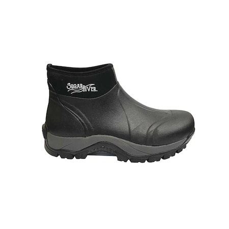Sugar River Men's Sugar River Ankle Rubber Boots, Plain Toe, Black, 12 920915M001GE120xxx